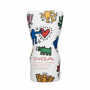 TENGA Masturbátor - Keith Haring Soft Case Cup obraz