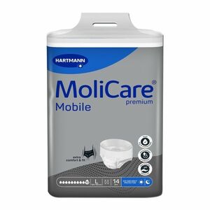 MoliCare Mobile 10 kapek vel. L natahovací kalhotky 14 ks obraz