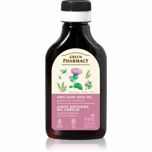 Green Pharmacy Horsetail Burdock Oil lopuchový olej proti padání vlasů 100 ml obraz