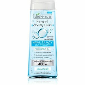 Bielenda Expert Pure Skin Moisturizing micelární čisticí voda 3 v 1 400 ml obraz