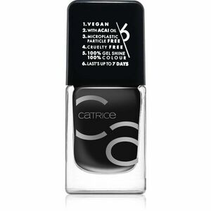 Catrice ICONAILS lak na nehty odstín 20 Black To The Routes 10, 5 ml obraz