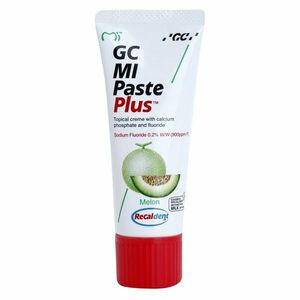 GC MI Paste Plus remineralizační ochranný krém pro citlivé zuby s fluoridem příchuť Melon 35 ml obraz