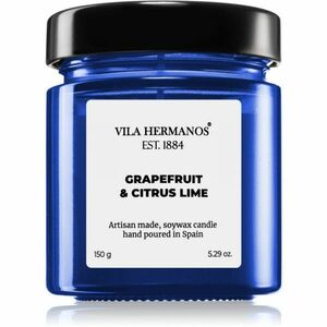 Vila Hermanos Apothecary Cobalt Blue Grapefruit & Citrus Lime vonná svíčka 150 g obraz