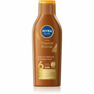 NIVEA SUN Tropical Bronze mléko na opalování s karotenem SPF 6 200 ml obraz