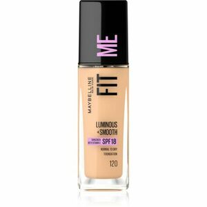 MAYBELLINE NEW YORK Fit Me! tekutý make-up pro rozjasnění a vyhlazení pleti odstín 120 Classic Ivory 30 ml obraz