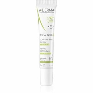 A-Derma Dermalibour+ vyživující balzám na rty s hydratačním účinkem 15 ml obraz