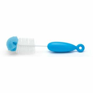 Suavinex Duo Baby Bottle Brush kartáč na čištění Blue 1 ks obraz