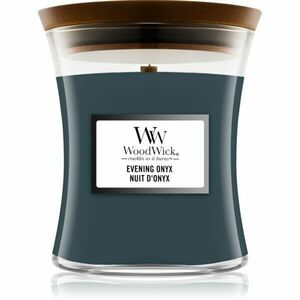 Woodwick Evening Onyx vonná svíčka s dřevěným knotem 275 g obraz