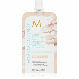 Moroccanoil Color Depositing jemná vyživující maska bez permanentních barevných pigmentů Rose Gold 30 ml obraz