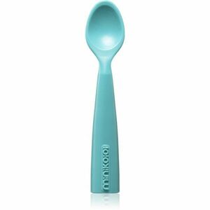 Minikoioi Silicone Spoon lžička Aqua Green 1 ks obraz