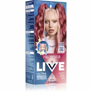 Schwarzkopf LIVE Ultra Brights or Pastel semi-permanentní barva na vlasy odstín 025 Dusty Rose 1 ks obraz