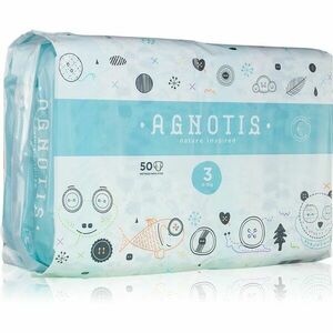 Agnotis Baby Diapers No 3 jednorázové pleny 4-9 kg 50 ks obraz