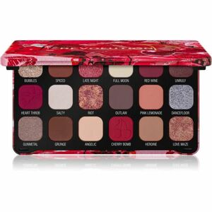 Makeup Revolution Forever Flawless paleta očních stínů odstín Cherry Rebel 18x1.1 g obraz