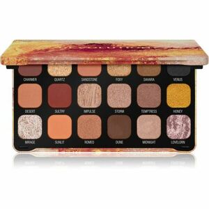 Makeup Revolution Forever Flawless paleta očních stínů odstín Bronze Temptation 18x1.1 g obraz