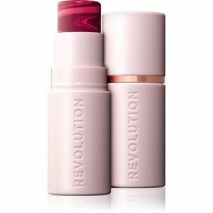 Makeup Revolution Skin Silk Blush Stick krémová tvářenka v tyčince odstín Berry Pink Marble 4.5 g obraz