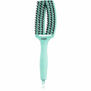 Olivia Garden Fingerbrush Boar & Nylon kartáč na vlasy s nylonovými a kančími štětinami Arctic Teal 1 ks obraz