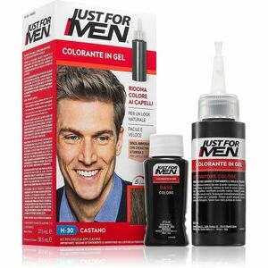 Just for Men Color Kit tónovací barva na vlasy pro muže odstín H-30 Light Medium Brown 1 ks obraz