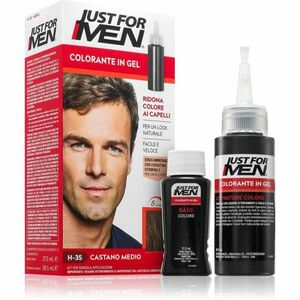 Just for Men Color Kit tónovací barva na vlasy pro muže H-35 Medium Brown 1 ks obraz