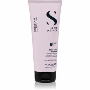 Alfaparf Milano Semi di Lino Style&Care Blow Dry Cream ochranný krém urychlující foukání pro všechny typy vlasů 200 ml obraz