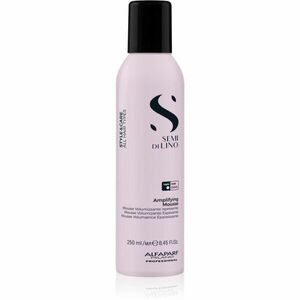 Alfaparf Milano Semi di Lino Style&Care Amplifying Mousse objemové tužidlo na vlasy pro přirozenou fixaci a lesk vlasů 250 ml obraz