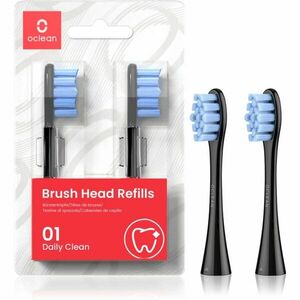 Oclean Brush Head Standard Clean P2S5 náhradní hlavice pro zubní kartáček Black 2 ks obraz