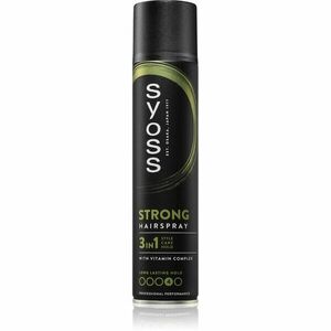 Syoss Strong Hold Hairspray silně tužicí lak na vlasy 3 v 1 300 ml obraz