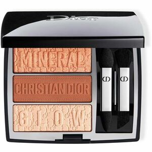 DIOR Diorshow 3 Couleurs Tri(O)blique Mineral Glow Limited Edition paletka očních stínů odstín 733 Coral Glow 3, 3 g obraz