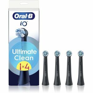 Oral B iO Ultimate Clean náhradní hlavice pro zubní kartáček Black 4 ks obraz