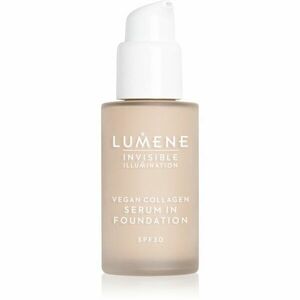 Lumene Invisible Illumination Vegan Collagen Serum in Foundation lehký make-up s vyživujícím účinkem SPF 30 0.5 30 ml obraz