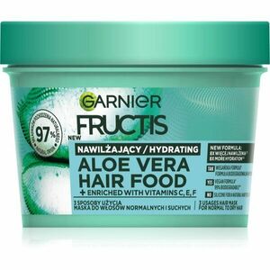 Garnier Fructis Aloe Vera Hair Food hydratační maska pro normální až suché vlasy 400 ml obraz