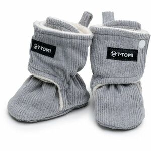 T-TOMI Booties Grey dětské capáčky 0-3 months Warm 1 pár obraz