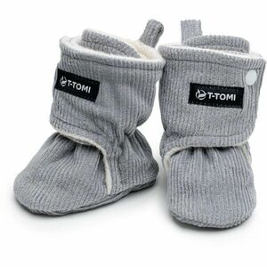 T-TOMI Booties Grey dětské capáčky 9-12 months Warm 1 pár obraz