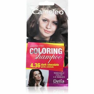 Delia Cosmetics Cameleo Coloring Shampoo tónovací šampon na vlasy odstín 4.36 Dark Chocolate 40 ml obraz