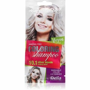 Delia Cosmetics Cameleo Coloring Shampoo tónovací šampon na vlasy odstín 10.1 Silver Blonde 40 ml obraz