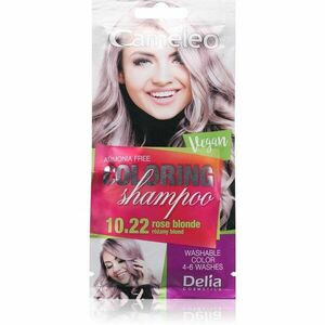 Delia Cosmetics Cameleo Coloring Shampoo tónovací šampon na vlasy odstín 10.22 Rose Blonde 40 ml obraz