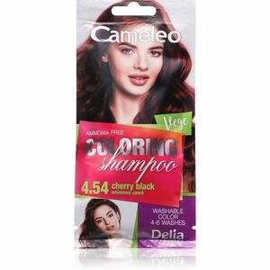 Delia Cosmetics Cameleo Coloring Shampoo tónovací šampon na vlasy odstín 4.54 Cherry Black 40 ml obraz