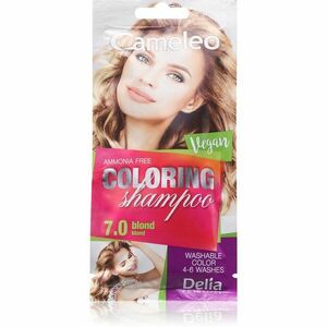 Delia Cosmetics Cameleo Coloring Shampoo tónovací šampon na vlasy odstín 7.0 Blond 40 ml obraz