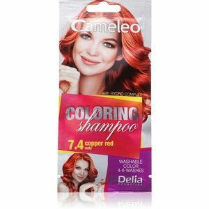 Delia Cosmetics Cameleo Coloring Shampoo tónovací šampon na vlasy odstín 7.4 Copper Red 40 ml obraz