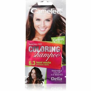 Delia Cosmetics Cameleo Coloring Shampoo tónovací šampon na vlasy odstín 6.3 Hazel Mocha 40 ml obraz