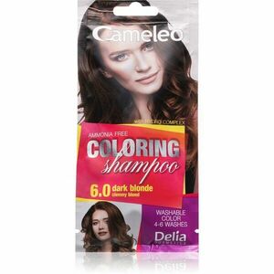 Delia Cosmetics Cameleo Coloring Shampoo tónovací šampon na vlasy odstín 6.0 Dark Blonde 40 ml obraz