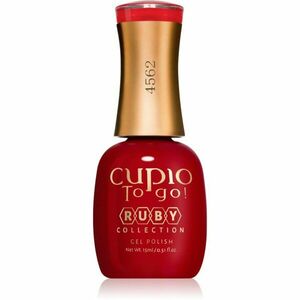 Cupio To Go! Ruby gelový lak na nehty s použitím UV/LED lampy odstín Hot Red 15 ml obraz