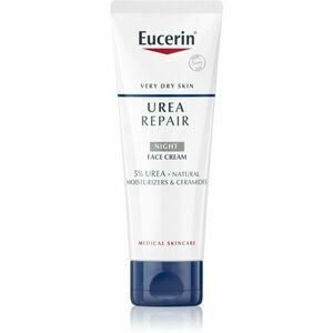 Eucerin UreaRepair Night Cream noční krém na obličej, krk a dekolt bez parfemace 50 ml obraz