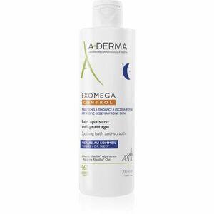 A-Derma Exomega Control Soothing Bath Anti-Scratch zklidňující koupel proti podráždění a svědění pokožky 200 ml obraz