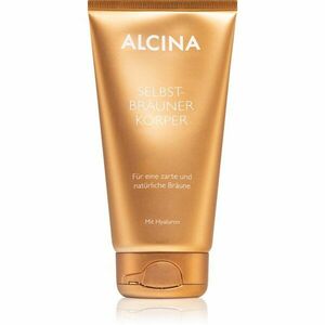 Alcina Self-tanning Body Cream hydratační samoopalovací krém na tělo 150 ml obraz