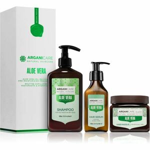 Arganicare Aloe Vera Oil Reviving and Moisturizing Program Set dárková sada s hydratačním účinkem obraz