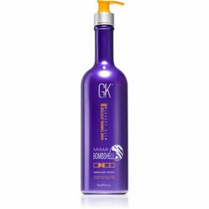 GK Hair Miami Bombshell Taming Blonde Treatment keratinová maska pro blond a melírované vlasy 710 ml obraz