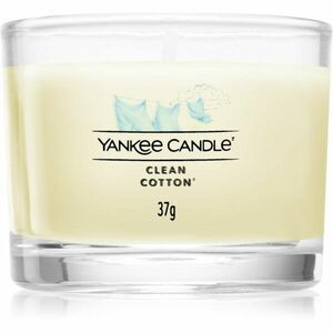 Yankee Candle Clean Cotton votivní svíčka glass 37 g obraz