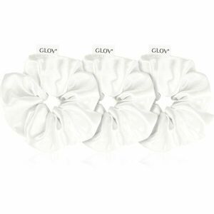 GLOV Satin Scrunchies S/M/L gumičky do vlasů Beige 3 ks obraz