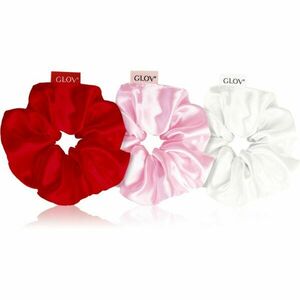 GLOV Satin Scrunchies S gumičky do vlasů Red/White/Pink 3 ks obraz