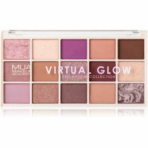 MUA Makeup Academy Professional 15 Shade Palette paletka očních stínů odstín Virtual Glow 12 g obraz